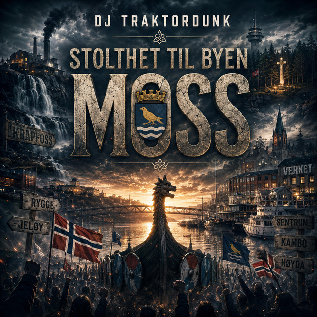 Originalt Spotify-cover til Stolthet til byen Moss